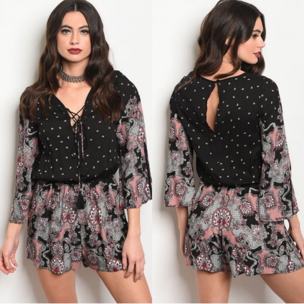 Mauve Romper Jumpsuit